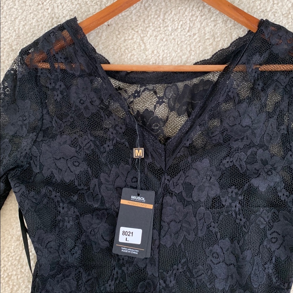 NWT Black cocktail dress - Picture 7 of 7